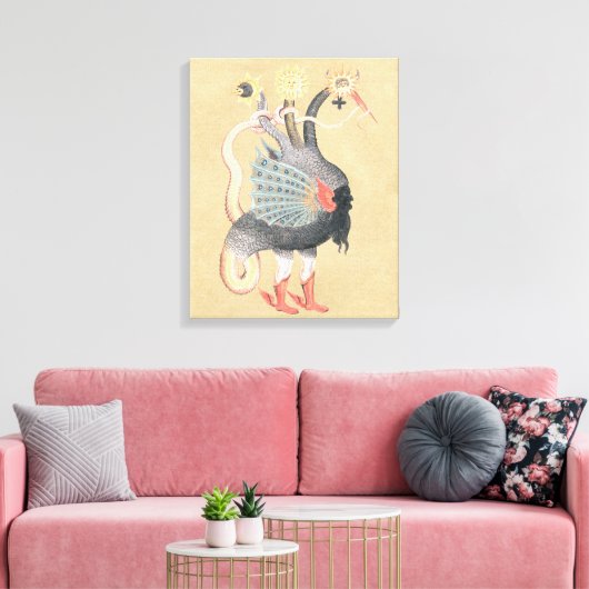 Alchemy Serpent Color Canvas Afdruk (Insitu (Woonkamer))