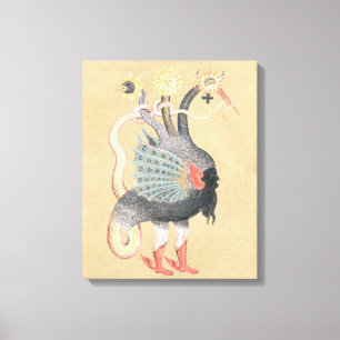 Alchemy Serpent Color Canvas Afdruk
