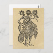 Alchemy Serpent Symbool Briefkaart (Voorkant / Achterkant)