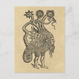 Alchemy Serpent Symbool Briefkaart