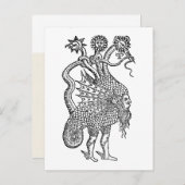 Alchemy Serpent Symbool Briefkaart (Voorkant / Achterkant)