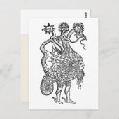 Alchemy Serpent Symbool Briefkaart (Voorkant / Achterkant)