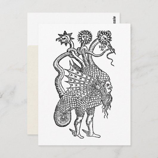 Alchemy Serpent Symbool Briefkaart (Voorkant / Achterkant)