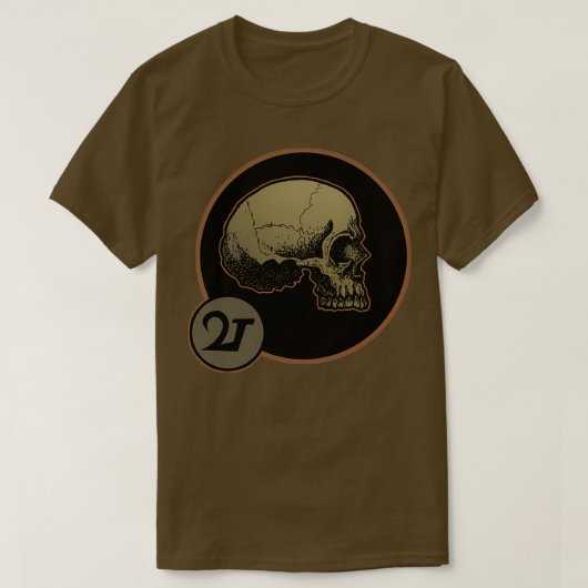 Alchemy Skull-kleur T-shirt (Design voorkant)