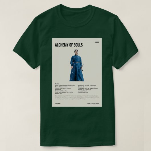 Alchemy Souls 2022 kdrama 10 T-shirt (Design voorkant)