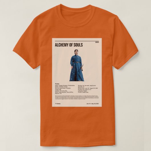 Alchemy Souls 2022 kdrama 6 T-shirt (Design voorkant)