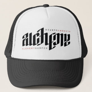 Alchemy Surf Trucker Hat : Zwart Pet