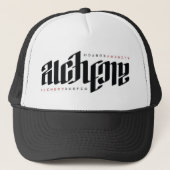 Alchemy Surf Trucker Hat : Zwart Trucker Pet (Voorkant)