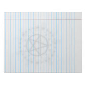 Alchemy Symbol Pentacle Wiccan Legal Notitieblok (Voorkant)
