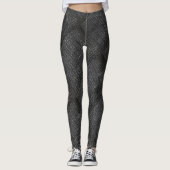 Alchemy Symbolen Black Blackboard-alkbord Leggings (Voorkant)