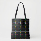 Alchemy Symbols Pattern Earth, Air, Fire, enz. Tote Bag (Voorkant)