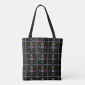Alchemy Symbols Pattern Earth, Air, Fire, enz. Tote Bag (Achterkant)