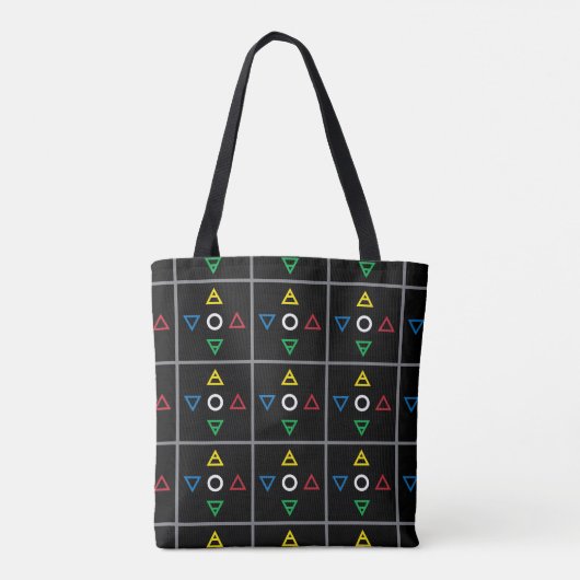 Alchemy Symbols Pattern Earth, Air, Fire, enz. Tote Bag (Achterkant)