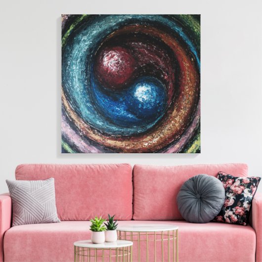 "Alchemy" van Ramona Dumitrescu Canvas Afdruk (Insitu (Woonkamer))