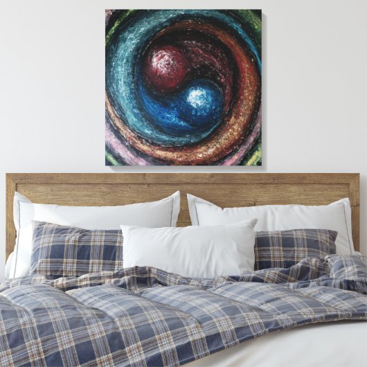 "Alchemy" van Ramona Dumitrescu Canvas Afdruk (Insitu (Slaapkamer))