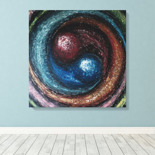 "Alchemy" van Ramona Dumitrescu Canvas Afdruk (Insitu (Houten vloer))