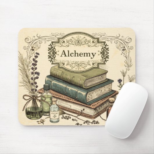Alchemy – Vintage Academia Mousepad Muismat (Met muis)