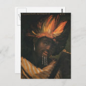 Alchitrof, keizer van het Ethiopische briefkaart (Voorkant / Achterkant)