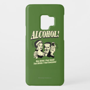 Alchohol: Eén Drink die ik goed voel Case-Mate Samsung Galaxy S9 Hoesje
