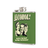 Alchohol: Een Drink die ik goed voel Heupfles (Links)