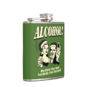 Alchohol: Een Drink die ik goed voel Heupfles (Rechts)