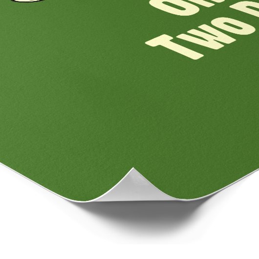 Alchohol: One Drink I feel Good Poster (Hoek)