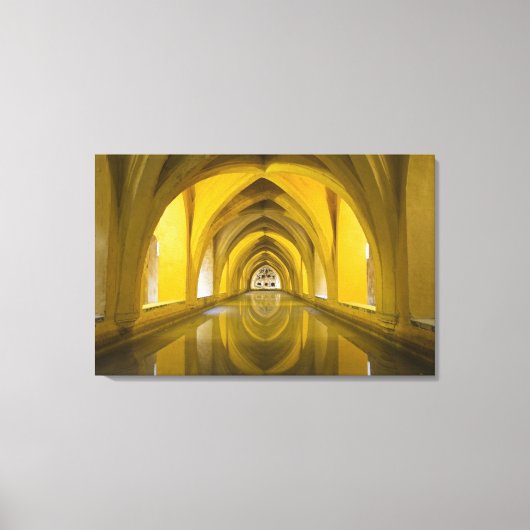 AlcÌÁzar van Sevilla, provincie Sevilla, Spanje Canvas Afdruk (Voorkant)