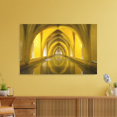 AlcÌÁzar van Sevilla, provincie Sevilla, Spanje Canvas Afdruk (Insitu (Woonkamer))