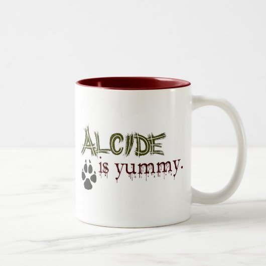 Alcide is Yummy. Tweekleurige Koffiemok (Rechts)
