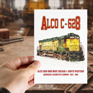 Alco C-628 alias Alco Century 628 Diesel Locomotie Briefkaart