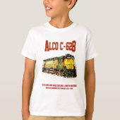 Alco C-628 alias Alco Century 628 Diesel Locomotie T-shirt (Voorkant)