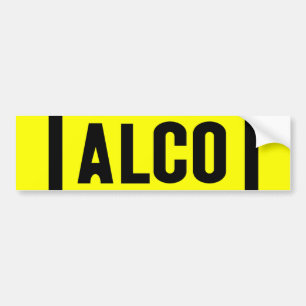 ALCO - Powered by Alco Locomotive Company Bumpersticker