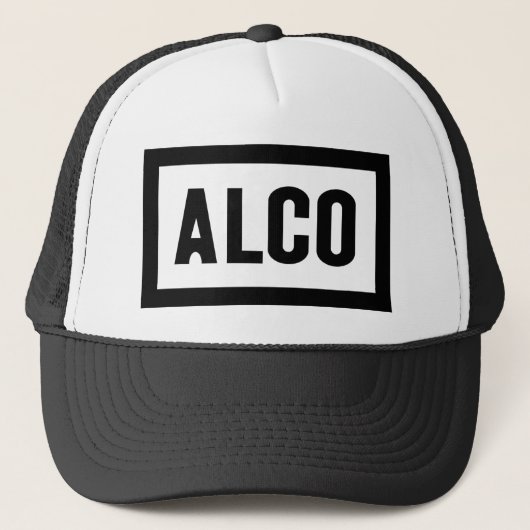 ALCO - Powered by Alco Locomotive Company Trucker Pet (Voorkant)