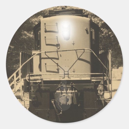 Alco S-4 Locomotief Ronde Sticker (Voorkant)