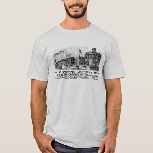 Alco-Schenectady Locomotive Works, 1870 T-Shirt (Voorkant)