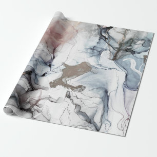 Alcohol Achtergrond. Grijs en Zwarte Zenen. Ice Ba Cadeaupapier
