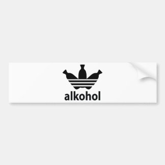 alcohol/alkohol bumpersticker