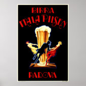 Alcohol BIRRA ITALA PILSEN PADOVA  Beer Poster (Voorkant)
