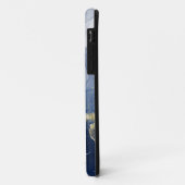 Alcohol blue ink iPhone Case (Achterkant/links)