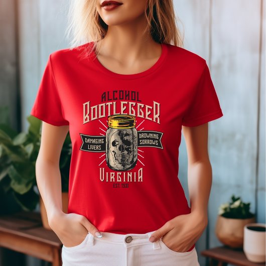 Alcohol Bootlegger Virginia T-shirt