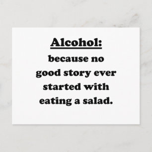 Alcohol Briefkaart
