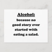 Alcohol Briefkaart (Voorkant)