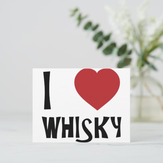 Alcohol Briefkaart (Staand voorkant)