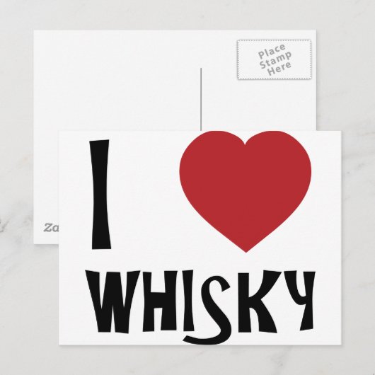 Alcohol Briefkaart (Voorkant / Achterkant)