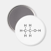 Alcohol - Chemische formule Magneet (Voorkant / Achterkant)