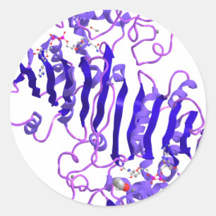 Alcohol dehydrogenase ronde sticker