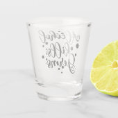 Alcohol doodt Germs | Funny Pandemic Virus Humor Shot Glas (Achterkant)