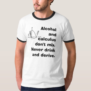Alcohol en calculus t-shirt