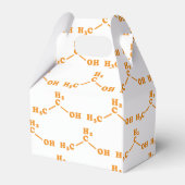 Alcohol Ethanol Moleculaire chemische formule Bedankdoosjes (Achterkant)