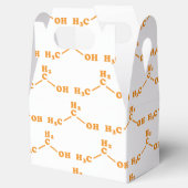 Alcohol Ethanol Moleculaire chemische formule Bedankdoosjes (Geopend)